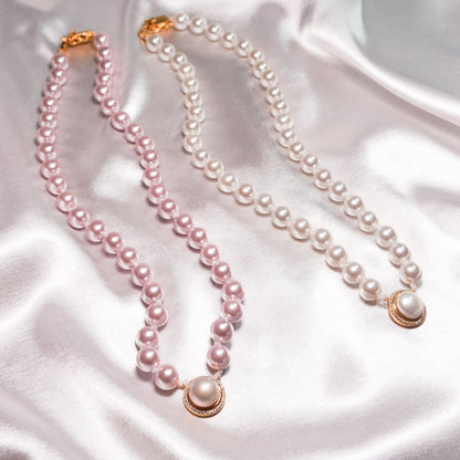 Rose Pearl Necklace