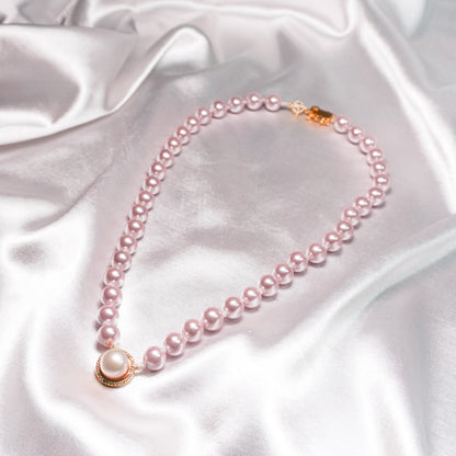 Rose Pearl Necklace