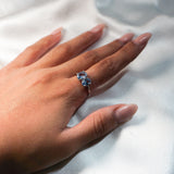 Topaz Toi et Moi Ring