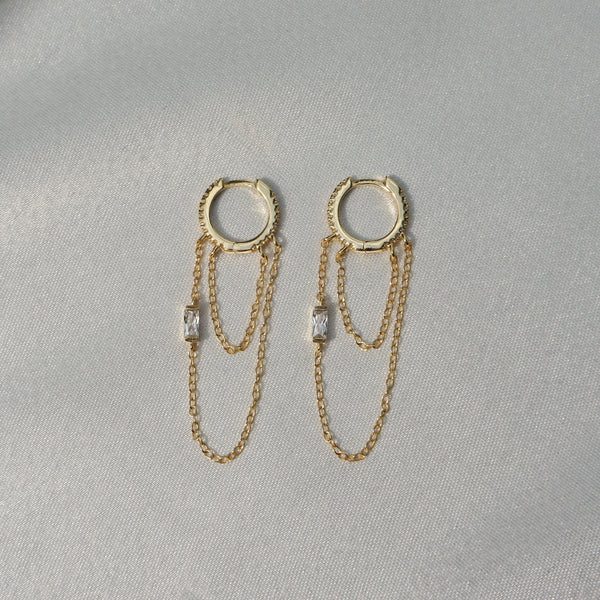 The Louise Earrings in gold or silver